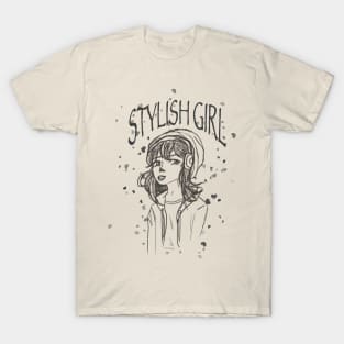 Stylish girl T-Shirt